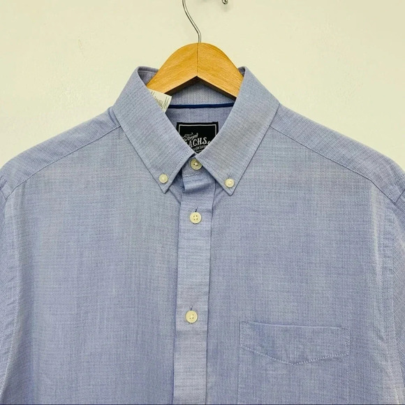 Jachs Mens Dress Shirt‎ 15.5 32-33 Light  Blue New Long Sleeve Casual Business - Picture 2 of 11